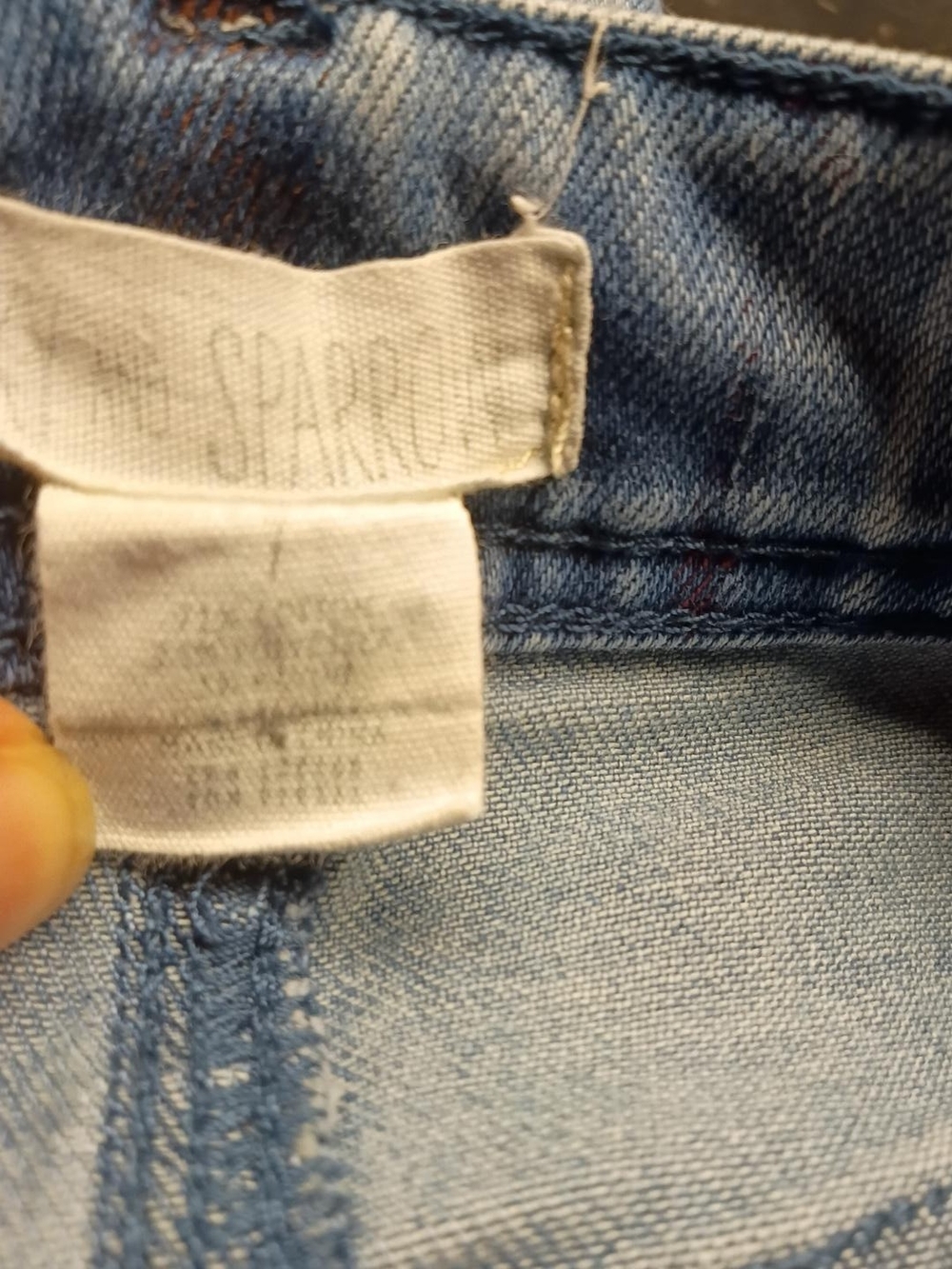 Sky & Sparrow Juniors Size 7 Striped Skinny Crop Jeans Girls School Fall Clothes - Picture 5 of 7